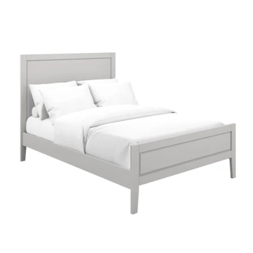 Bay Cement Grey King Size Bed - Minimalist Shaker Style with Sturdy (2 Packs)